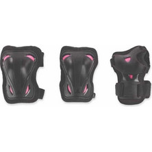 Rollerblade Προστατευτικά Skate Gear 3 Pack Black Fuchsia