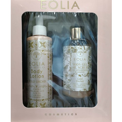 Eolia Cosmetics Gold Orchid Shower Gel & Body Scrub Gift Box