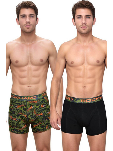 Boxer Ανδρικό Σετ 2Pack F7050 - ΠΟΛΥΧΡΩΜΟ