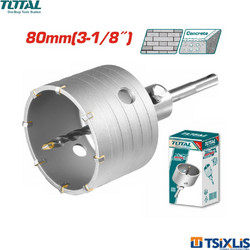 Ποτηροτρύπανο Μπετού TOTAL 80mm SDS-PLUS - (TAC430801)