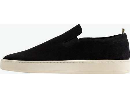 Officine Creative Slip-on Sneakers Suede Black
