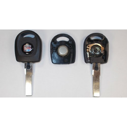 Κενο κλειδι Seat με θεση για chip, φωτακι και λαμα HU66