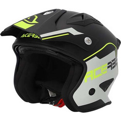Acerbis Aria Black / Fluo Yellow Κράνος Μηχανής Jet 1250gr