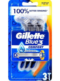 Gillette Blue 3 Comfort Razors 3τμχ
