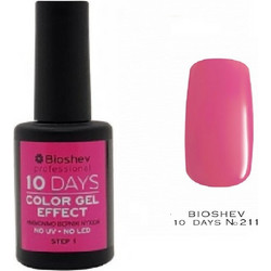 Bioshev 10 Days Color Gel Effect 211 Gloss Βερνίκι Νυχιών Μακράς Διαρκείας 11ml