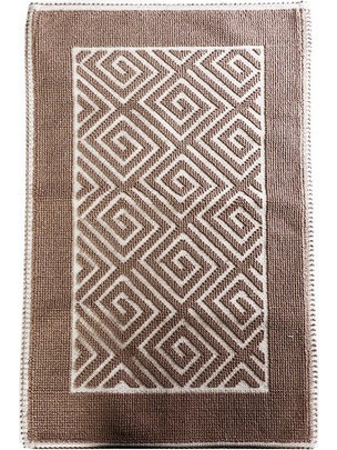 LABYRINTH BROWN ΧΑΛΙ 90% COTTON/10% POLYESTER 40Χ60ΕΚ LAX201