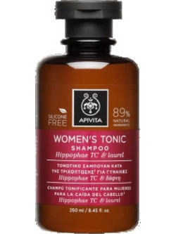 Apivita Women's Tonic Shampoo Hippophae TC & Δάφνη 3x250ml
