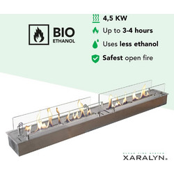 Xaralyn Burner XXL INOX Καυστήρας Βιοαιθανόλης