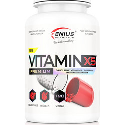 Genius Nutrition Vitamin X5 120 Ταμπλέτες