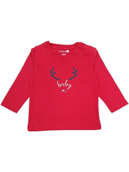 Μπλουζάκι Μακρυμάνικο Rudolf Baby Venere Red 8021041