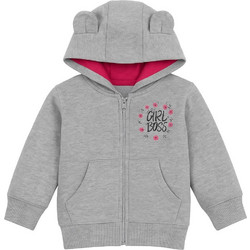 Ζακέτα με Κουκούλα Girl Boss Venere Grey 80210900021