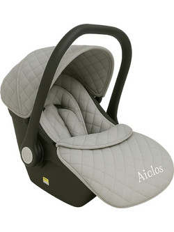Beboulino Aiolos Κάθισμα Αυτοκινήτου 0-13kg Light Grey