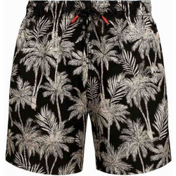 Bluepoint Miami beach Ανδρικό Μαγιό Βερμούδα Floral Μαύρο 25016008-02