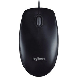 Logitech B100 Ενσύρματο Ποντίκι Black