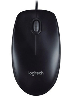 Logitech B100 Ενσύρματο Ποντίκι Black