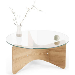 Τραπέζι Σαλονιού Madera (Φυσικό Ξύλο) M 89 x Π 89 x Υ 38 εκ. - Umbra