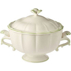 Σουπιέρα Filet Green Faience Gien (2.8L)