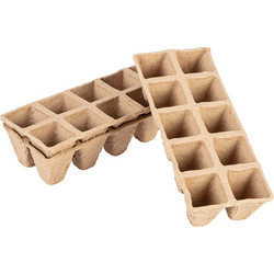 VERTO Γλαστράκι Φύτευσης 22x8.5x5.5cm 10 θέσεων σετ 10 τεμ. (15G466)