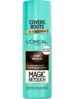 L'Oreal Paris Magic Retouch Hair Concealer 2 Dark Brown Spray Βαφής Μαλλιών 75ml