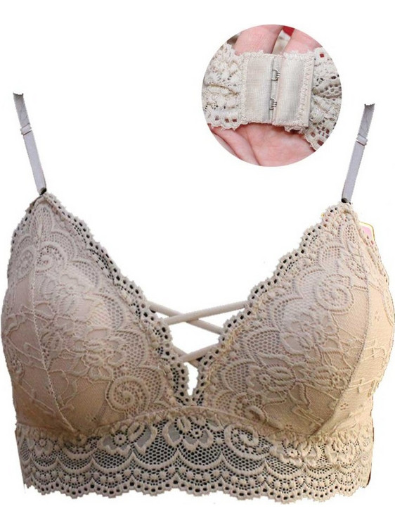 BRALETTE ΜΕ ΔΑΝΤΕΛΑ & ΕΝΙΣΧΥΣΗ ΜΠΕΖ