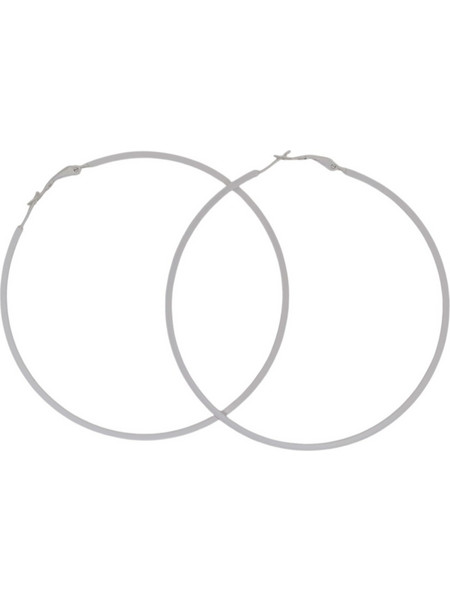 RO Accessories Γυναικεία Σκουλαρίκια Κρίκοι Ασημί E2MS/80