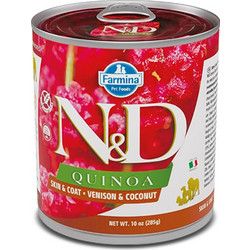 Farmina N&D Adult Quinoa Grain Free Skin & Coat Venison 285gr