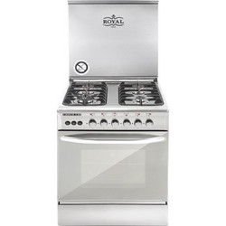 Din-Gas Royal 9604SF Κουζίνα Αερίου 71lt με Εστίες Αερίου 60cm Inox