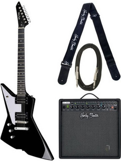Harley Benton Extreme-76LH BK Bundle