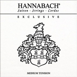 Hannabach Exclusive MT Σετ 6 Χορδές Κλασικής Κιθάρας Medium Tension