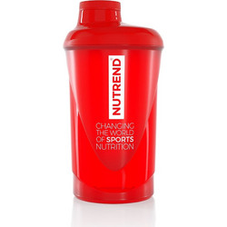 Nutrend Shaker Πρωτεΐνης 600ml Πλαστικό Κόκκινο