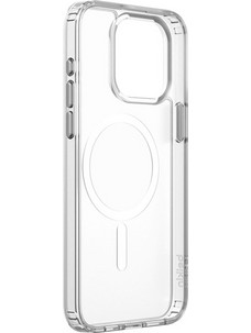 SheerForce Magnetic Anti-Microbial Protective Case for iPhone 15 Pro Max - clear