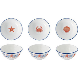 Easy Life Cote De Mer Σετ 3 Μπολ για Ντιπ Πορσελάνης Δ. 10cm