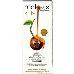 S.J.A Pharm Melovix Φυτικό Σιρόπι για Ξηρό & Παραγωγικό Βήχα και Ερεθισμένο Λαιμό για Παιδιά Κεράσι 200ml