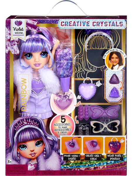 MGA Entertainment Rainbow High Creative Crystals Violet