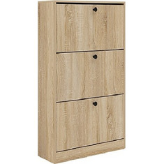 Diommi Marea2 Παπουτσοθήκη Ξύλινη Φυσικό Χρώμα Μ64xΠ23xΥ120cm 33-289