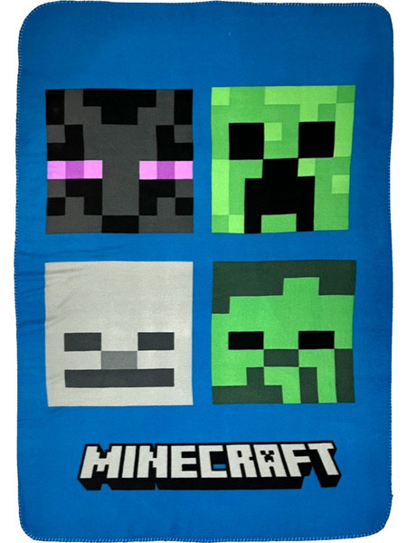 Minecraft Hostile Mobs super soft fleece blanket 100*150cm