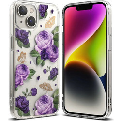 Ringke Fusion Back Cover Transparent Purple Rose (iPhone 14 Plus)