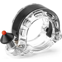 Rockbros 34210028002 Q-shaped bicycle bell - transparent - (Rockbros-34210028002)