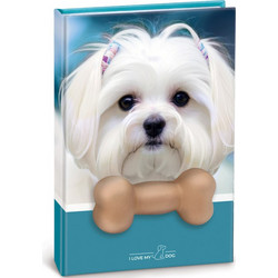 Lebez - Σημειωματάριο Squishy, I Love My Dog, Petrol 10x15 81951