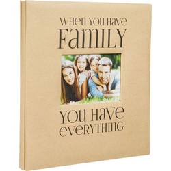 Άλμπουμ Φωτογραφιών 30 Σελίδων Kraft Family