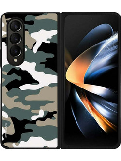 Sonique Camouflage Army Series Back Cover Khaki (Samsung Galaxy Z Fold 4)