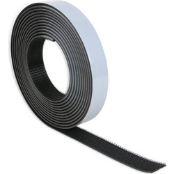 Powertech αυτοκόλλητη ταινία τύπου Dual Lock χριτς χρατς 25mm, 2.5m, μαύρη - (TIES-078)