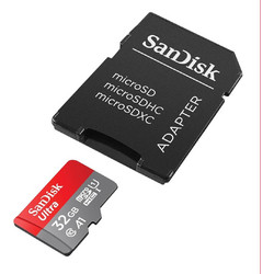 Sandisk Ultra microSDHC 32GB Class 10 U1 UHS-I A1 140MB/s + Adapter