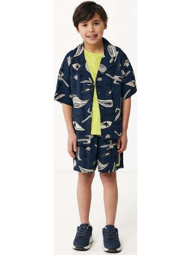 MEXX Fashion Παιδικό Πουκάμισο Navy MF007201541B