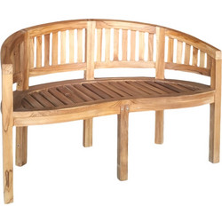 Παγκάκι διθέσιο Coren pakoworld φυσικό teak ξύλο 130x61x87εκ