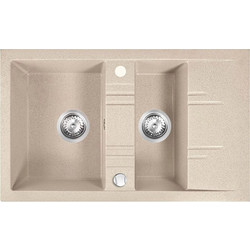 FERRO DRGM3/48/79SA Νεροχύτης Inox Αντιστρεφόμενος 79x48cm