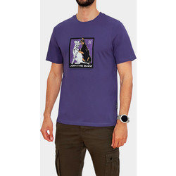 Ανδρικό t-shirt TATTOO DOG - Μωβ