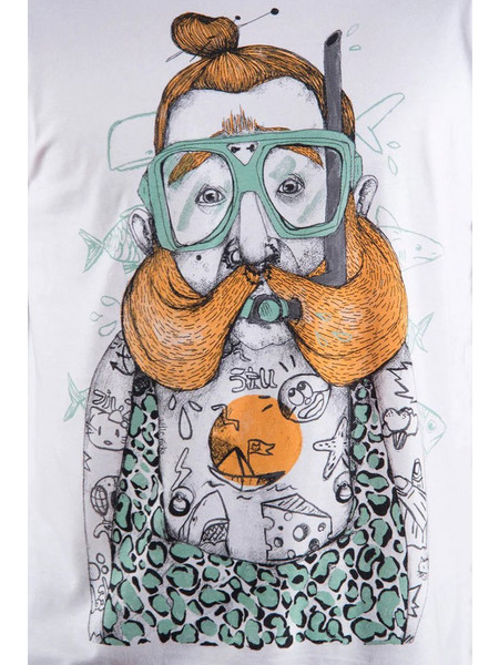 T-SHIRT οικολογικό Brian the diver