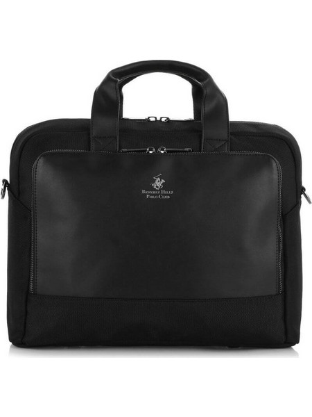 Beverly Hills Polo Club Ανδρική Επαγγελματική Τσάντα Μαύρη BH - 8463
