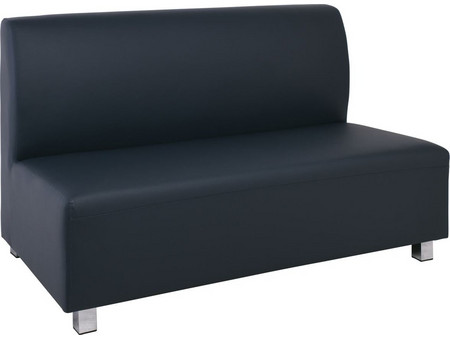 Woodwell Bandy Διθέσιος Καναπές από Δερματίνη Γκρι 130x71x88cm Ε952,25